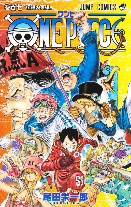 ONE PIECE Japanese manga volume 107 front cover