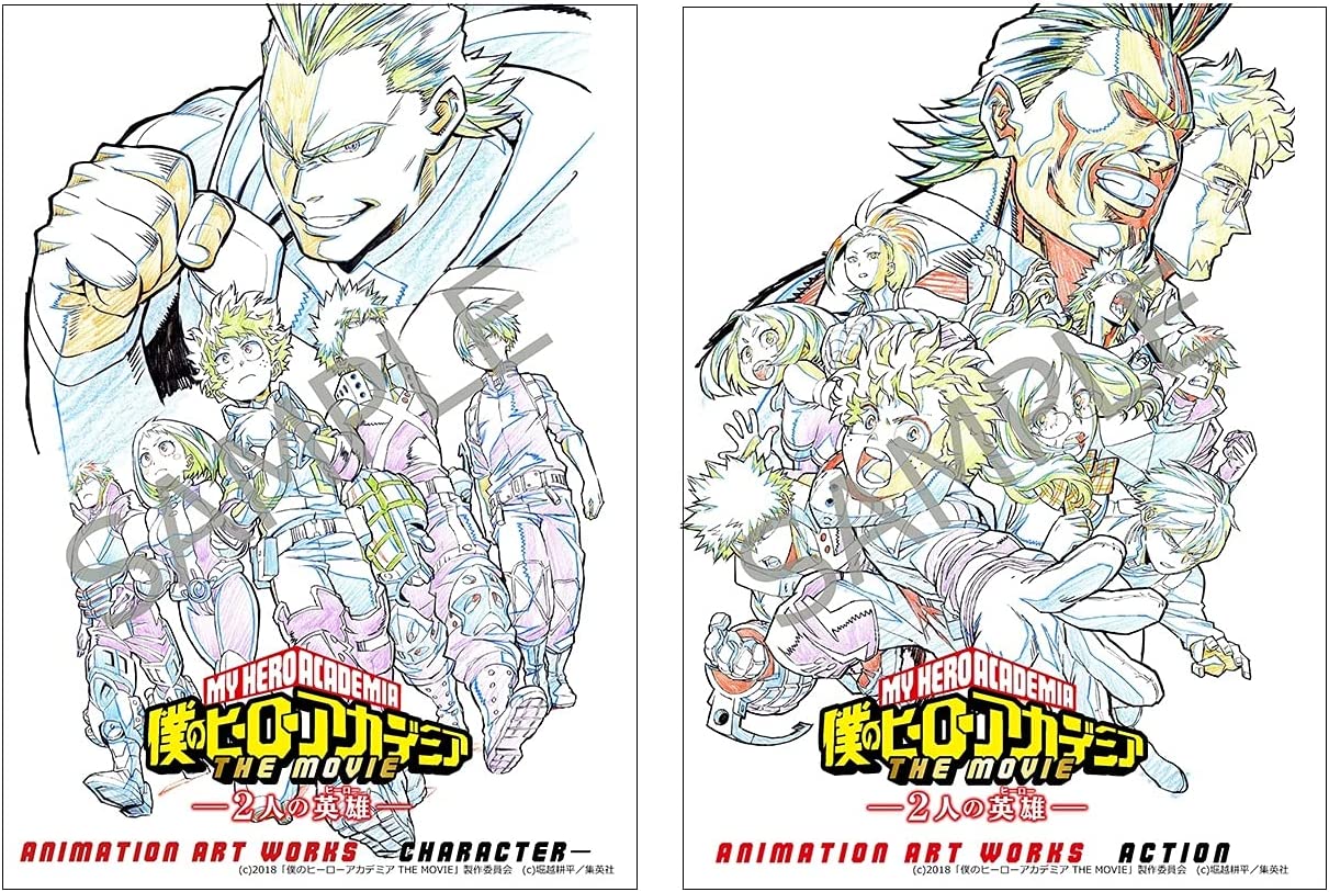 My Hero Academia The Movie: Two Heroes Animation Art Works ACTION & CHARACTER covers