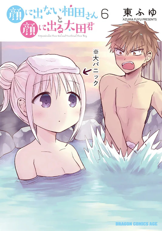 Kao ni Denai Kashiwada-san to Kao ni Deru Oota-kun (Inexpressive Kashiwada and Expressive Oota) Japanese manga volume 6 front cover