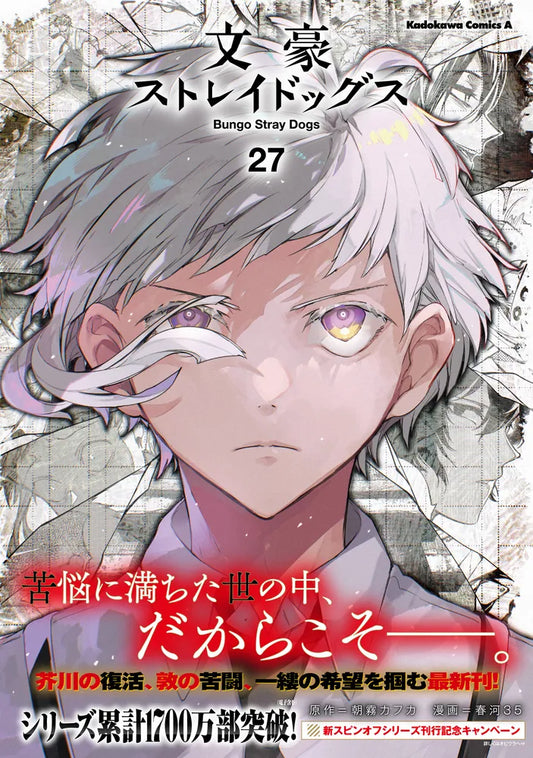 Bungo Stray Dogs Japanese manga volume 27 front cover