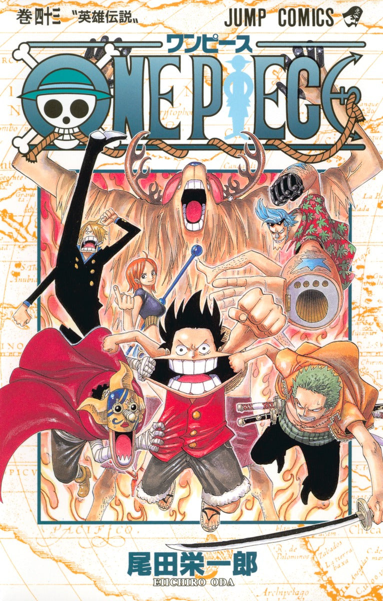 ONE PIECE Japanese manga volume 43 front cover