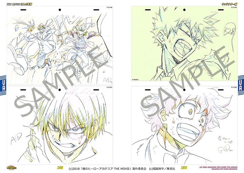 My Hero Academia The Movie: Two Heroes Animation Art Works ACTION & CHARACTER sample page
