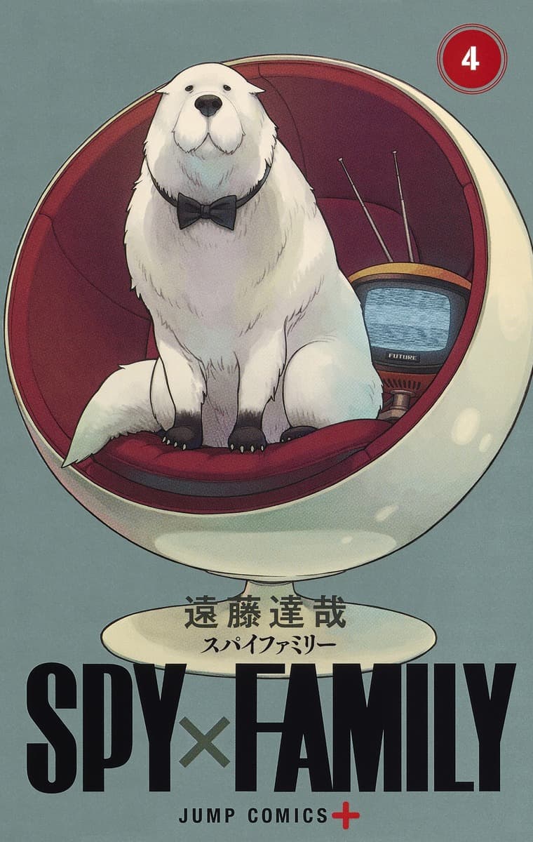SPY x FAMILY Japanese manga volume 4 front cover
